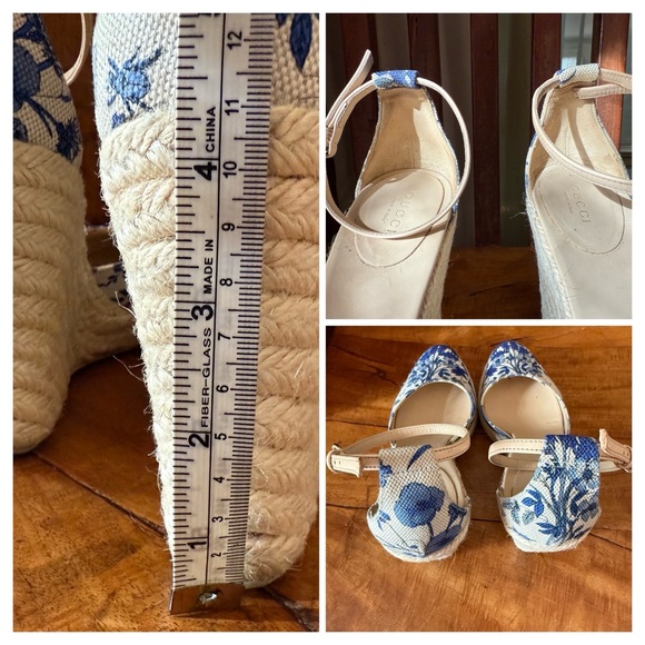 Gucci Cruise 2007 Runway Flora Espadrille Wedges – 7.5 - Picture 14 of 16